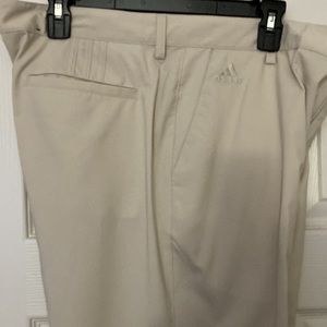 Adidas Golf Pants 36X30 in Beige.